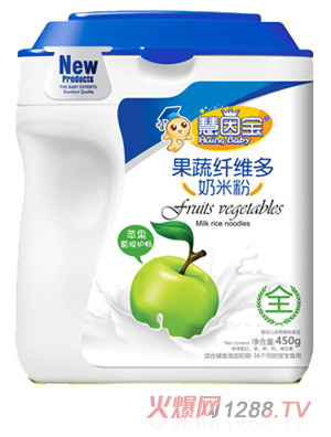 慧因寶蘋果葛根果蔬纖維多奶米粉