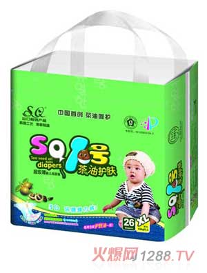 SQ1號茶油護膚嬰兒紙尿褲XL碼