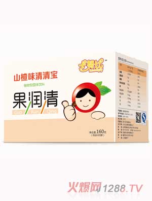 卡努比山楂味果潤(rùn)清清清寶（盒）