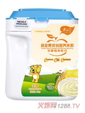 愛(ài)之藍(lán)冰糖雪梨配方超金果繽紛營(yíng)養(yǎng)米粉全段
