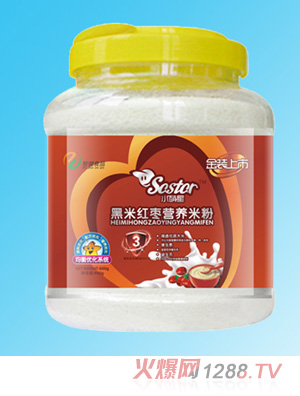 小萌星黑米紅棗營(yíng)養(yǎng)米粉