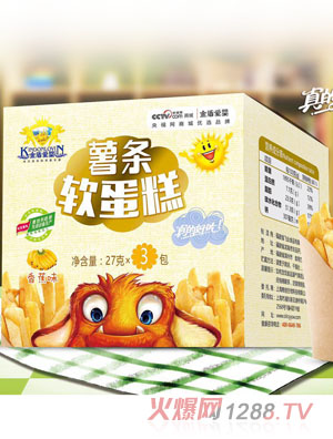 金盾愛(ài)嬰薯?xiàng)l軟蛋糕香蕉味