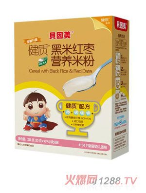 貝因美健質(zhì)黑米紅棗營(yíng)養(yǎng)米粉