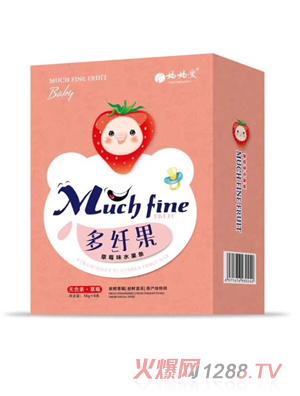 媽媽愛(ài)多纖果草莓味水果條
