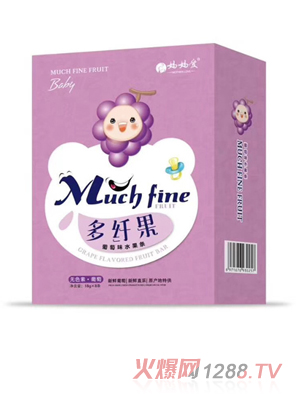媽媽愛(ài)多纖果葡萄味水果條