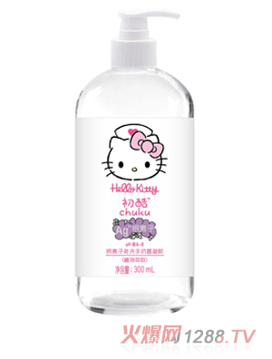 Hello Kitty初酷銀離子免洗手消毒凝膠（植物萃?。?00ml