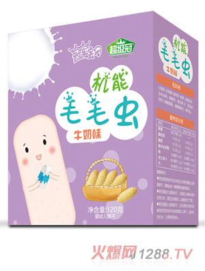 超級(jí)冠機(jī)能毛毛蟲餅干（牛奶味）