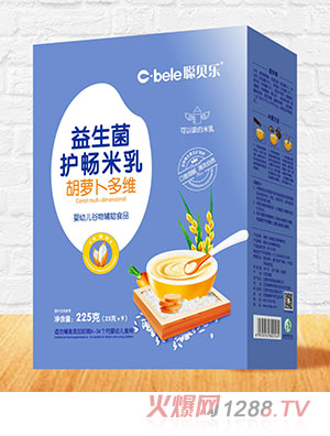 聰貝樂益生菌護暢米乳盒裝 胡蘿卜多維