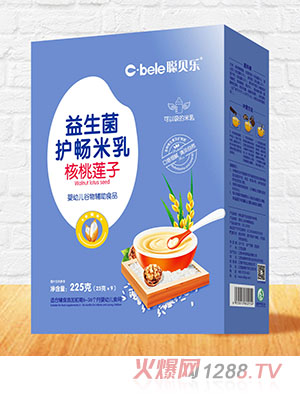 聰貝樂益生菌護暢米乳盒裝 核桃蓮子