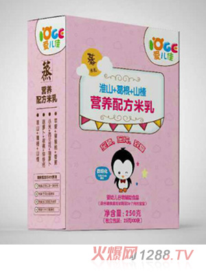 愛兒佳營養(yǎng)配方米乳盒裝-淮山+葛根+山楂