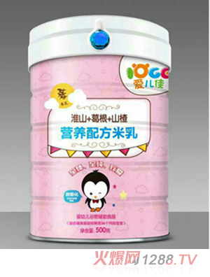 愛兒佳營養(yǎng)配方米乳罐裝-淮山+葛根+山楂