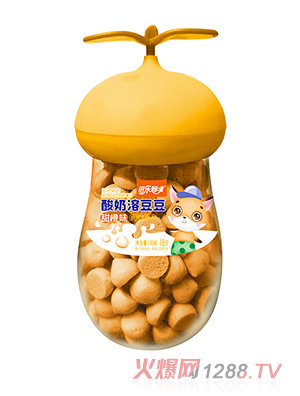 倍樂(lè)媽咪酸奶溶豆豆-樹葉罐甜橙味